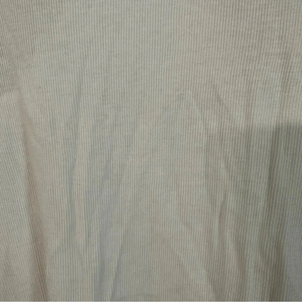 LaMade Revolve White Ribbed Racerback Lightweight Tanks NWOT - Picture 3 of 7